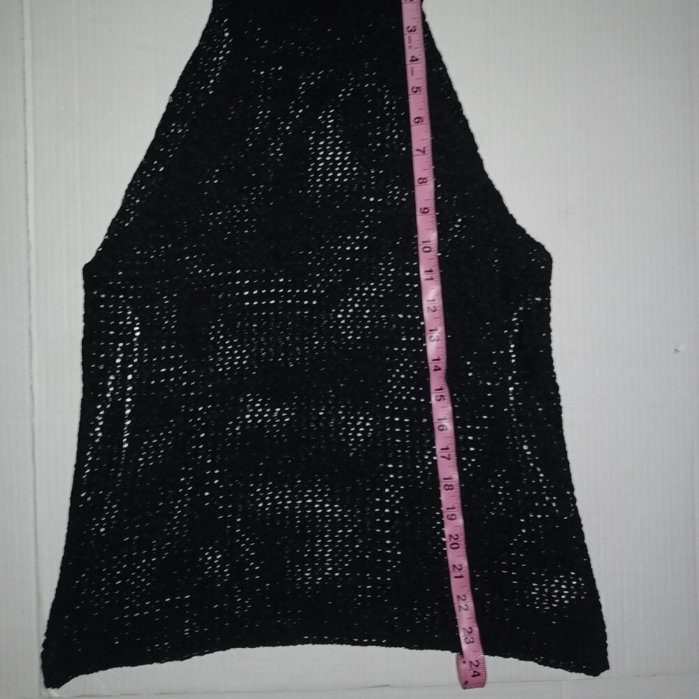 LULUS  WOMEN'S OPEN KNIT SLEEVELESS TOP - Picture 4 of 8